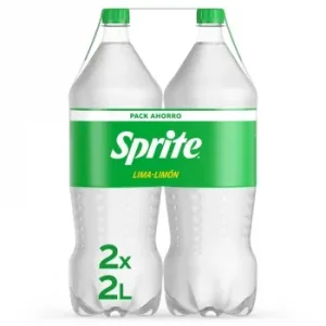 Sprite de Lima-limón bajo en Azúcar Pack 2 Botellas 2 L.