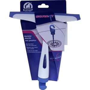 Squeegy Rasqueta para la Ducha con Escobilla para Desagüe Elephant