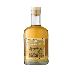 ST Simon Arrangé Ron Infusionado con Vainilla y Caramelo Botella 50 Cl 500 ML
