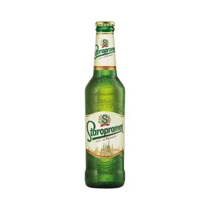 Staropramen Cerveza Checa Pilsner Botella de 33 Cl. 330 ML
