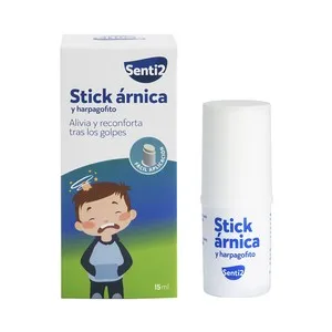 Senti2 Stick Árnica y Harpagofito (alivia y Reconforta tras los Golpes) Senti2 15 Ml.