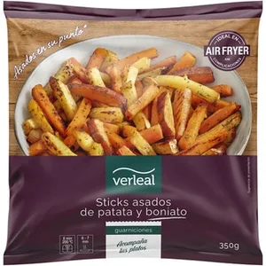 Sticks Asados de Patata y Boniato  Verleal 350 G
