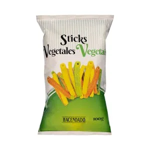 Sticks Vegetales Hacendado 0.1 KG