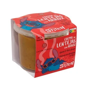Santa Teresa Stitch Crema de Lentejas con Arroz 280 G. 280 ML