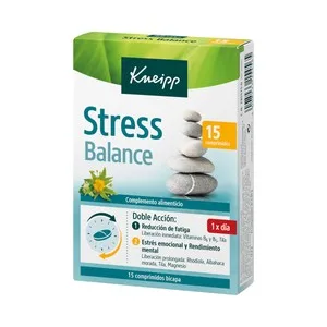 Kneipp Stress Balance Complemento Alimenticio que Ayuda a Reducir la Fatiga y el Estrés Emocional 15 Uds.