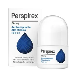 Perspirex Strong Desodorante Roll-on Unisex, Especial para Personas con Sudoración Severa 20 Ml.