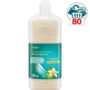 Suavizante Concentrado Blanco Delicado Sándalo y Vainilla 80 Dosis con Microcápsulas de Fragancia el Corte Ingles