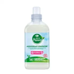 Suavizante Concentrado Floral Ecológico Ecoplanet Carrefour 40 Lavados.
