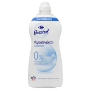 Suavizante Concentrado Hipoalergénico Essential Carrefour 60 Lavados.