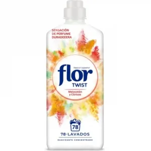 Suavizante Concentrado Melocotón y Cítricos Flor Twist 78 Lavados.