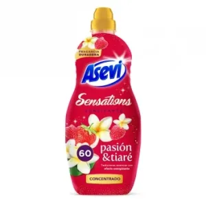 Suavizante Concentrado Pasión y Tiaré Sensations Asevi 60 Lavados.