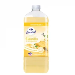 Suavizante Concentrado Vainilla y Orquídea Essential Carrefour 80 Lavados.