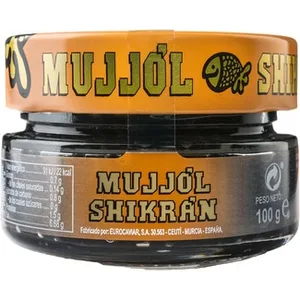 Sucedáneo de Caviar a Base de Arenque Ahumado y Huevas de Mujjól Negro sin Gluten  Shikra'n 100 G