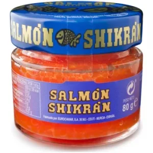 Sucedáneo de Caviar Salmón Shikrán sin Gluten 80 G.