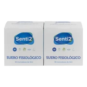 Suero Fisiológico Pack de 2 Unidades 30 Monodosis de 5 Ml.