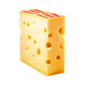 Queso Suizo Emmentaler Elaborado con Leche Cruda  y con Denominación de Origen Protegida (aop). - Trozo 225 G