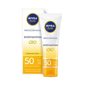 Nivea Sun Q10 Protector Solar Facial con Acción Antiedad y Antimanchas con Factor Solar 50 (muy Alta) 50 Ml. 40 ML