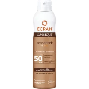 Sunnique Bronce+ Leche Bruma Protectora Solar Viteox 80 Spf-50 Resistente al Agua Ecran
