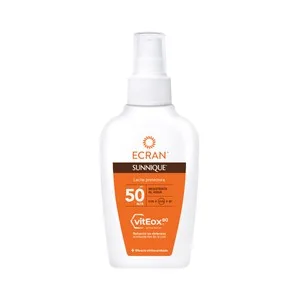 Ecran Sunnique Leche Solar en Spray con Acción Protectora y FPS 50 (muy Alta) 100 Ml.