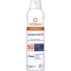 Sunnique Sensitive + Bruma Protectora Antialergias Solares Viteox 80 Spf-50+ Resistente al Agua Ecran