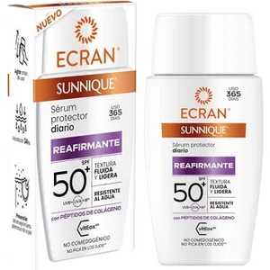 Sunnique Sérum Protector Facial Diario Reafirmante Spf-50+ Resistente al Agua Ecran