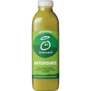 Súper Smoothie Antioxidante Kiwi, Pepino, Manzana, Té Matcha, Semillas de Lino y Vitaminas Botella 750 Ml Innocent