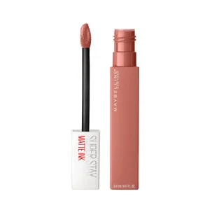 Maybelline Super Stay Matte Ink Nudes Tono Nude 065 Seductress  Pintalabios Líquido con Acabado Mate y de Larga Duración.