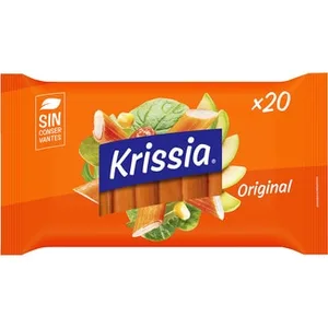 Surimi en Barritas sin Gluten y sin Lactosa 20 Unidades  Krissia 300 G