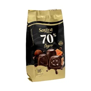 Surtido Bombones Senzza de Chocolate Negro 70% 0.18 KG