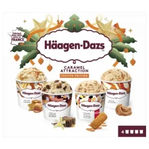 Surtido de Helados Caramel Collection Häagen-dazs 4 Uds.