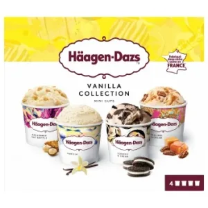 Surtido de Helados Vanilla Collection Häagen-dazs 4 Ud.