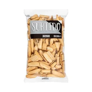 Surtido de Picos, Colines y Regañás con Sésamo Hacendado 0.35 KG