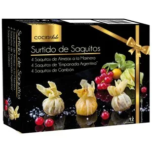Cocinarte Surtido de Saquitos Ideales como Aperitivos 12 Uds. 180 G