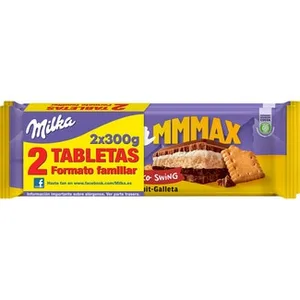 Choco-swing Chocolate con Galleta Formato Familiar Pack 2 Milka