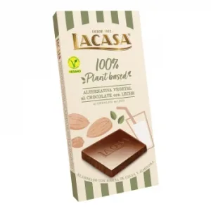 Tableta Vegana de Harina de Chufa y Almendra Lacasa sin Gluten 112 G.