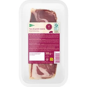 Taco de Jamón Curado Reserva Curación Mínima 12 Meses  el Corte Ingles 300 G