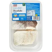 Tajada de Bacalao Desalado Eroski Basic, Bandeja 250 G