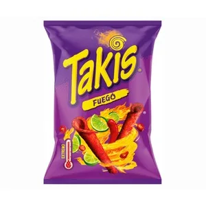 Takis Rollitos de Maíz Crujientes Sabor Lima Picante 130 G.