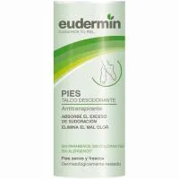 Polvos Talco Desodorante Pies Eudermin, Caja 150 G
