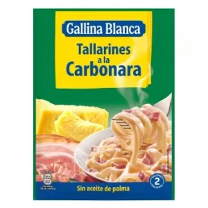 Tallarines a la Carbonara Gallina Blanca 143 G.