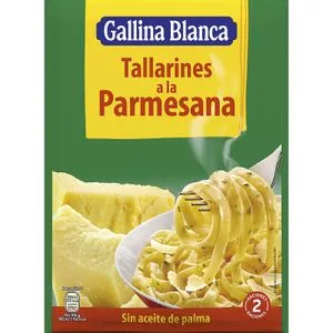 Tallarines Parmesana sobre 143 Gr