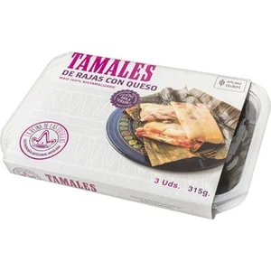 Tamales de Rajas con Queso la Reina de las Tortillas