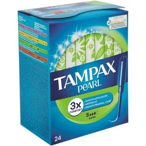 Tampón Pearl Súper 24 u