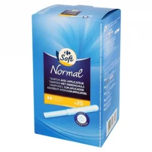 Tampones con Aplicador Normal Carrefour 20 Ud.