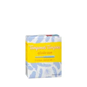 Tampones Regular Deliplus con Aplicador Suave 1 UD