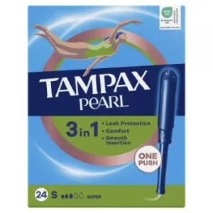 Tampones Super Pearl Tampax 24 Ud.
