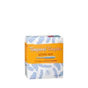 Tampones Super Plus Deliplus con Aplicador Suave 1 UD