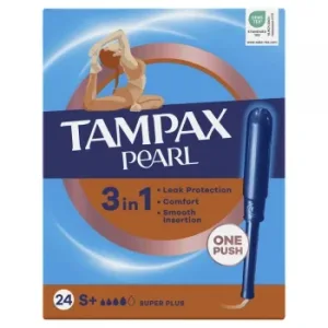 Tampones Super Plus Pearl Tampax 24 Ud.