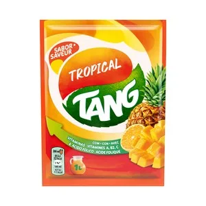 Tang Bebida de Concentrado de Frutas Tropicales en Polvo sobre 30 G.