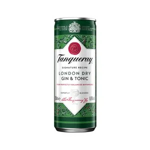 Tanqueray Combinado (gin & Tonic) Ginebra Tipo London Dry Gin + Tónica Lata 25 Cl. 250 ML